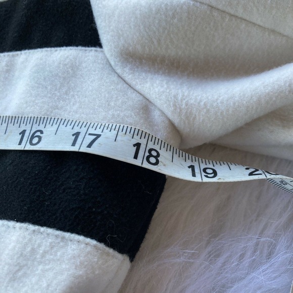 Nico La Coat Sz 8 Black Cream White Stripe Blazer Vintage Buttons 90s Y2K Womens - Picture 6 of 8